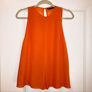Zara blouse with low cut outs on sides